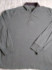 J. Crew Men’s 1/4 Zip Long Sleeve Shirt Pullover Size XL