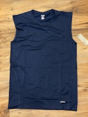 Eastbay Dri-FIT Tight Fit Men’s Navy Blue no sleeve Compression Shirt Xxxl 3XL