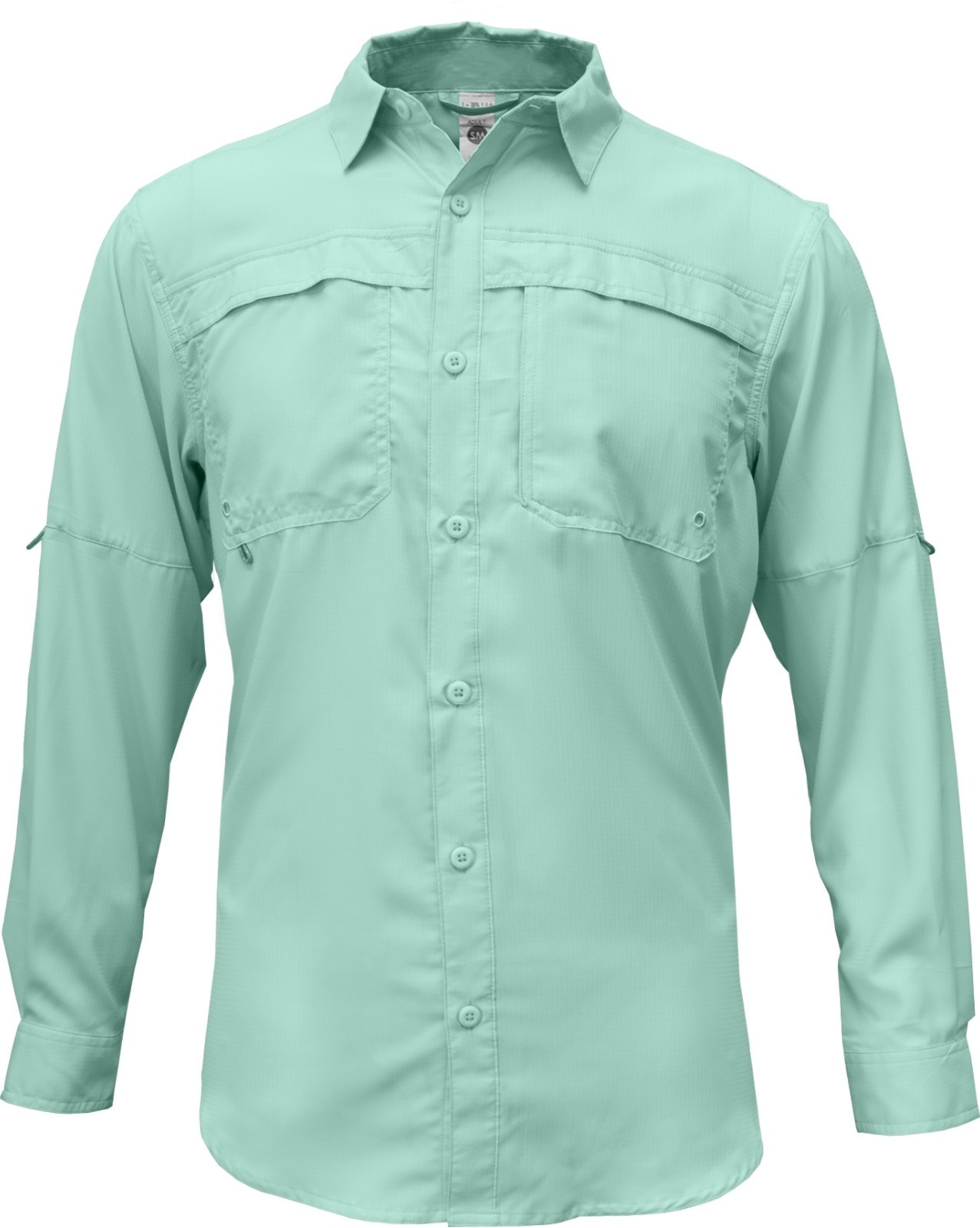 Mens Fishing Shirt Sea Foam 2X gallery