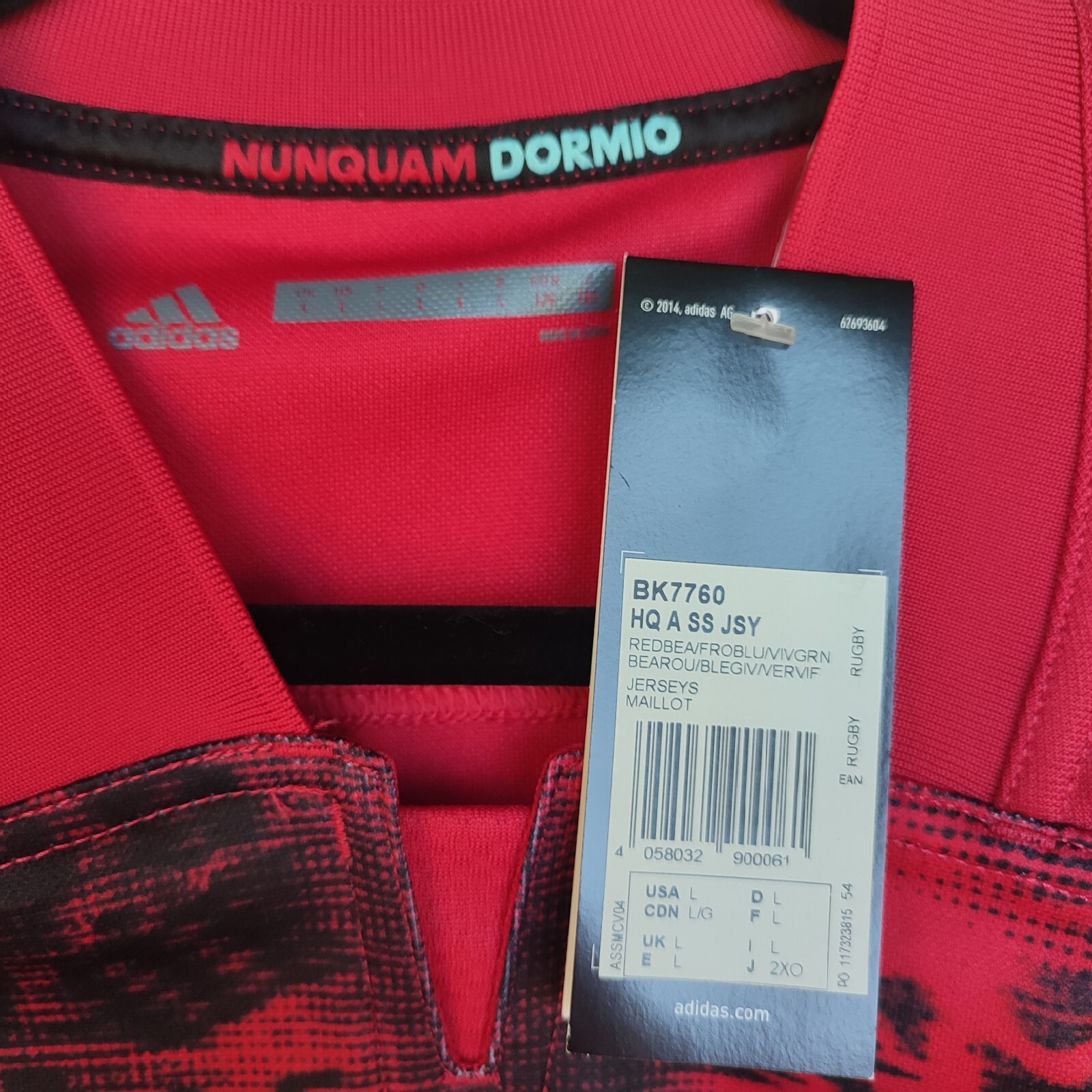 Harlequins 2017 - 2018 Adidas Away Football Shirt | Men's Large gallery