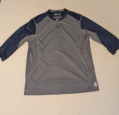 Nike Swingman Ken Griffey Jr Pro Combat Fitted Raglan Shirt Size XXL Fits Small