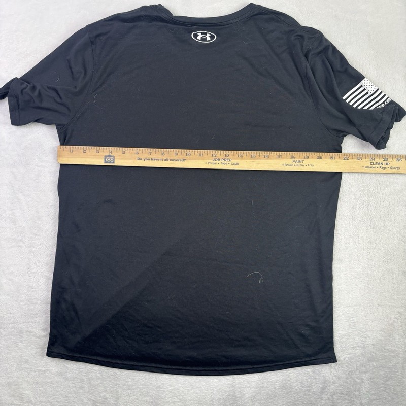 Under Armour Nevada Army National Guard Black SS Activewear Graphic Shirt Men LG gallery