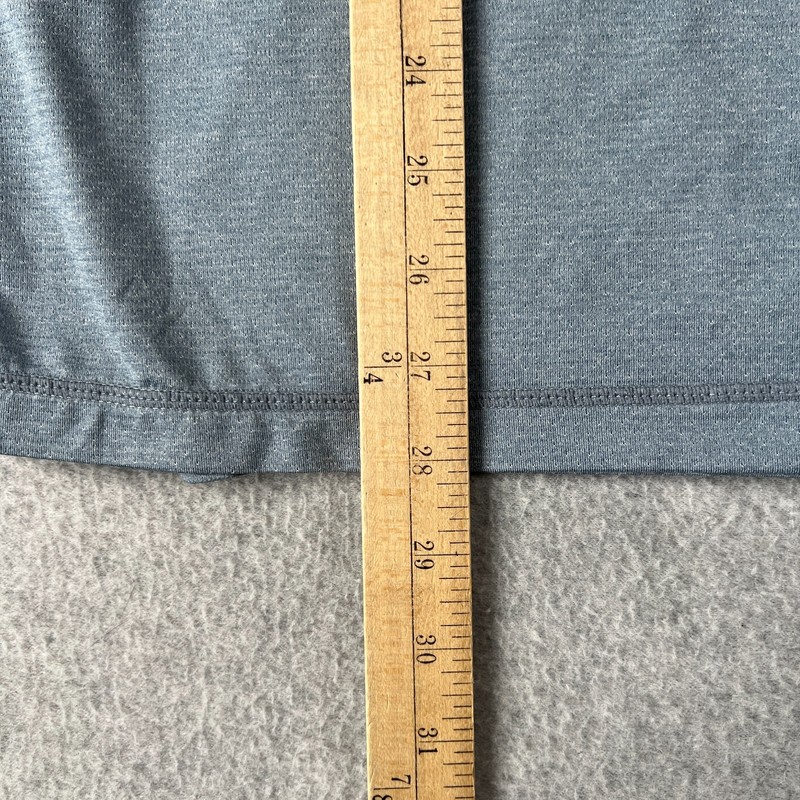 Vuori Tradewind Pocket Tee Lightweight Performance Stretch Medium Mens Blue Gym gallery