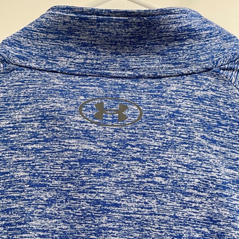 Under Armour Tech 2.0 1/2 Zip Blue Space Dye Pullover Mens 3XL 1328495-400 gallery