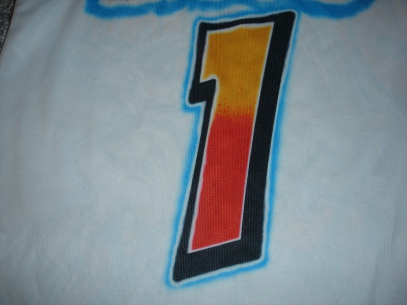 Space Jam Bugs Bunny airbrush Jersey basketball tank top shirt #1 gallery