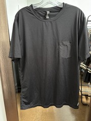 VUORI V109 Tradewind Performance Tee Shirt Men’s Sz L Charcoal Gray Short Sleeve