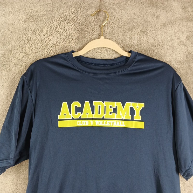 A4 Men T-shirt Size SMALL Knit Active Sports Print Logo Pullover Blue gallery