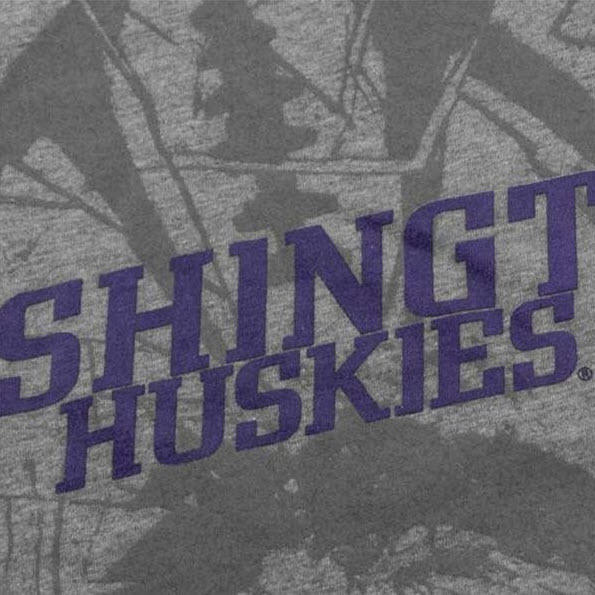 Nike Men's Washington Huskies Practice Cotton T-shirt Gray Medium gallery