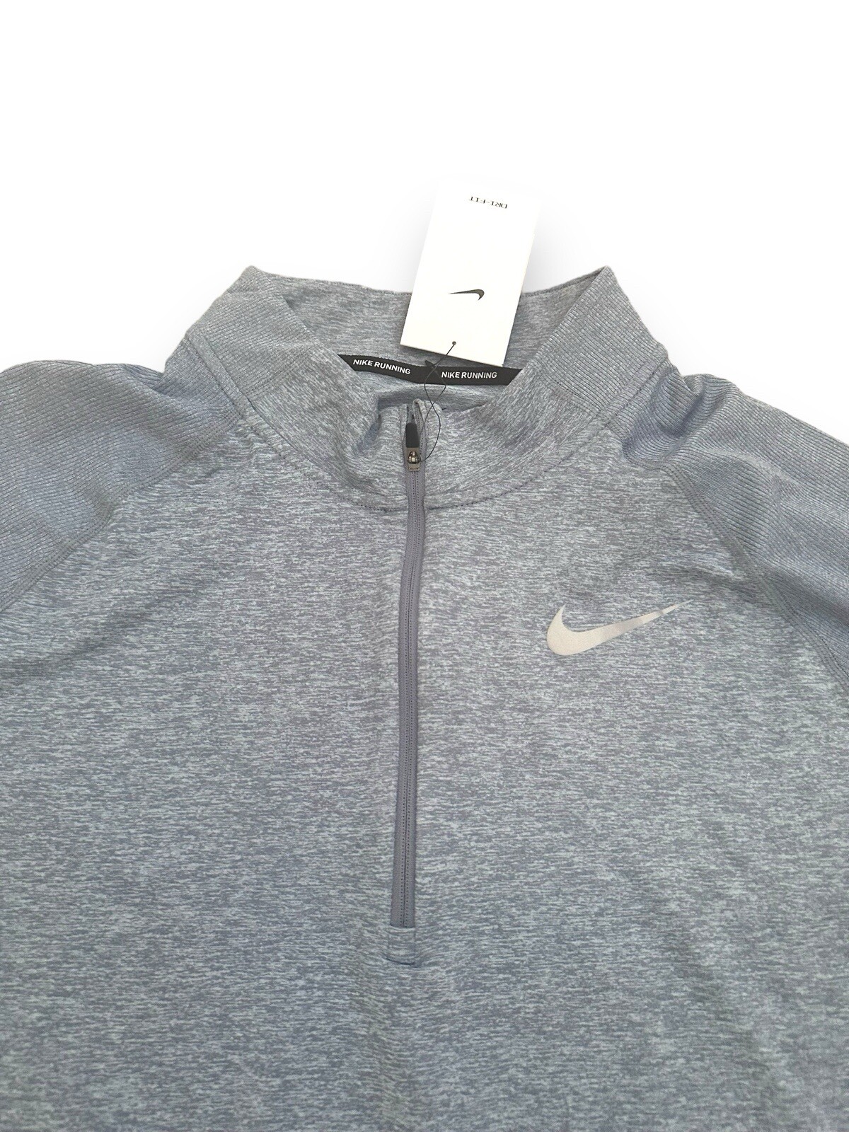 NWT$70 Nike Element Men's Dri-FIT 1/2-Zip Running Top AH8973 493 XL Gray/Blue gallery