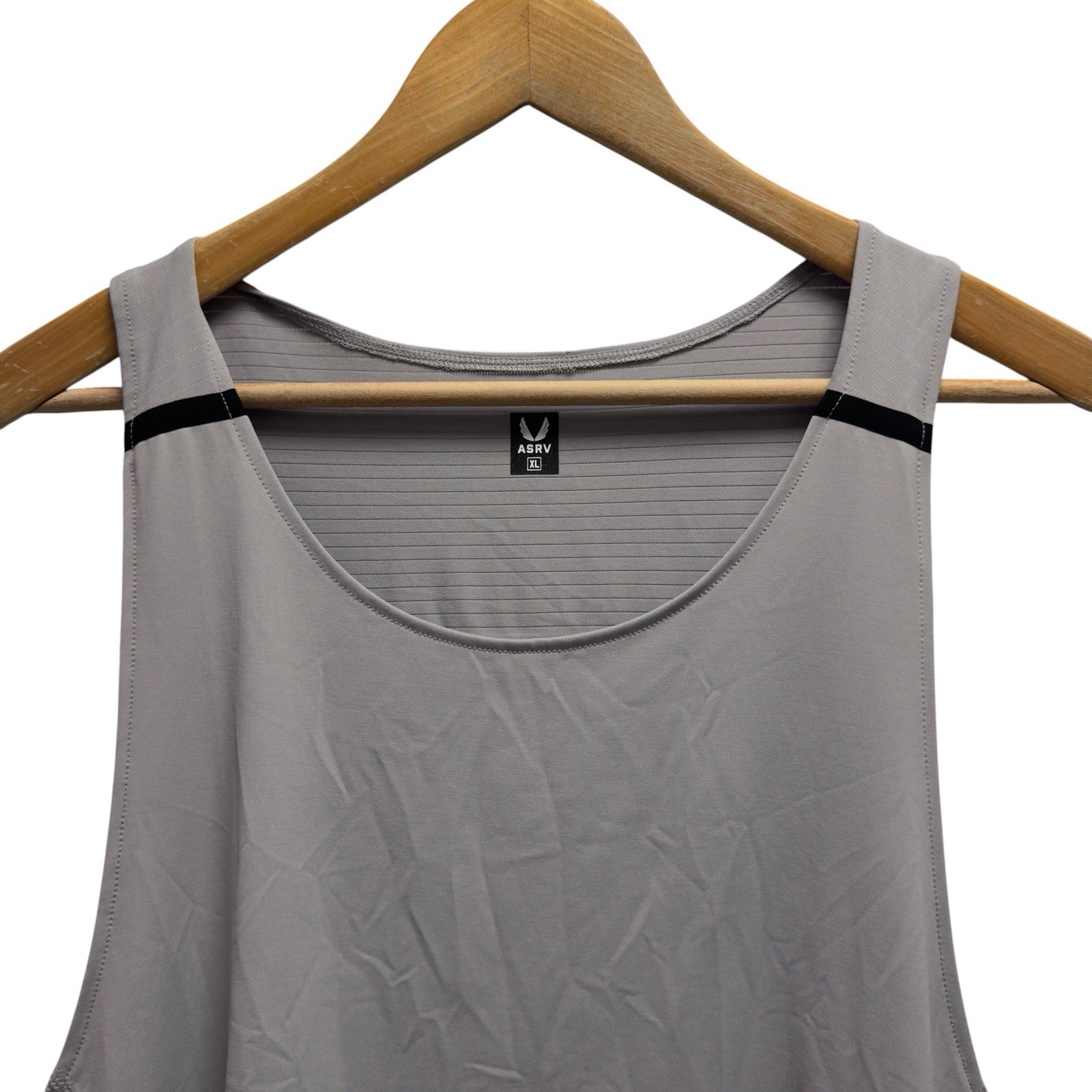 ASRV Men's XL Gray DSG-0833 Athletic Performance Gym Workout Tank Top Shirt euc gallery