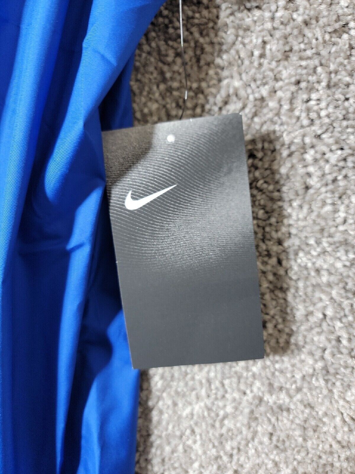 NIKE Baseball Short Sleeve CAGE JACKET HOT JACKET BLUE Vented BQ3237-493 SZ M gallery