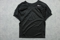 Nike Shirt Youth Medium Black Dri-Fit Football Practice Jersey Mesh Athletic