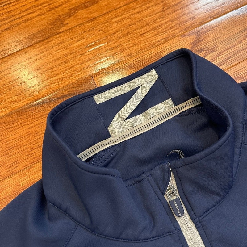 Zero Restriction 1/4 Zip Golf Pullover L330 Mens 2XL Performance Blue Logo gallery