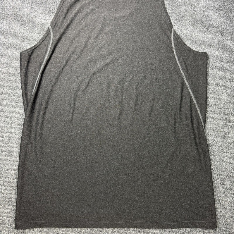Neleus Shirt Mens 2XL Grey Performance Tank Sleeveless Gym Fitness Workout gallery