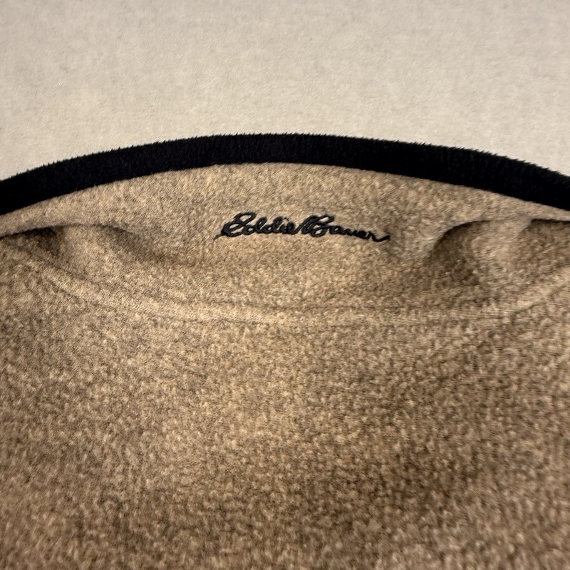 Vintage Eddie Bauer Polartec 1/2 Zip Fleece Beige Tan Mens XL Gorpcore gallery