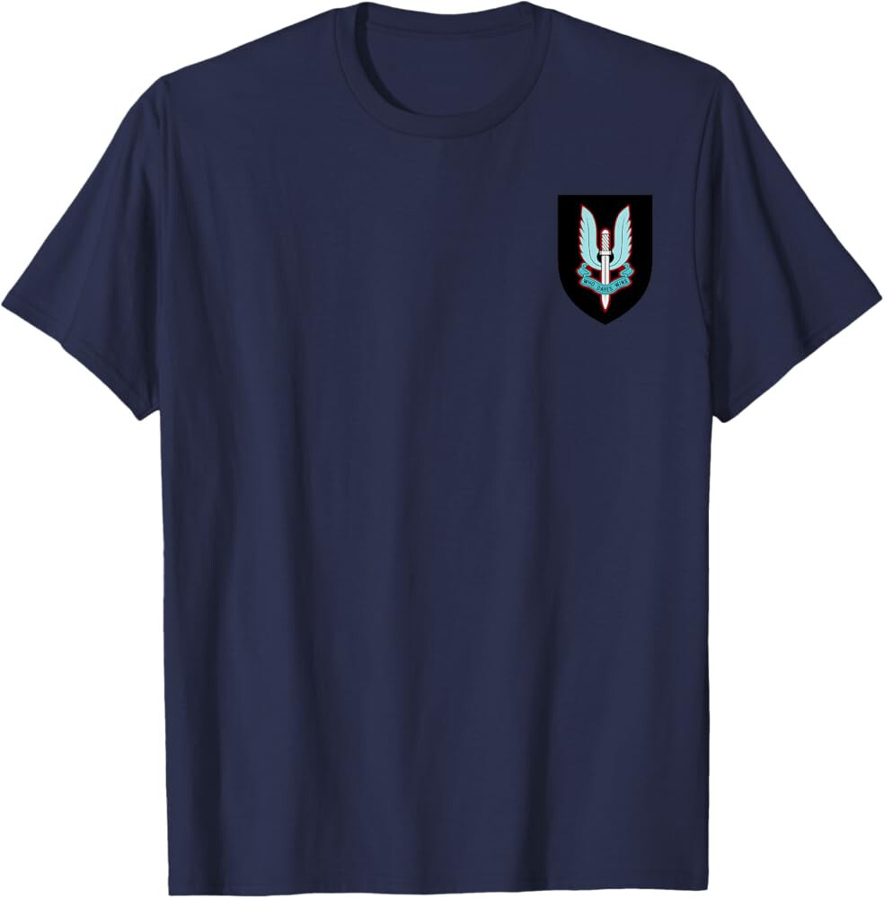 British Special Forces SAS Air Service Military Blue UNISEX T-SHIRT SIZE S-3XL