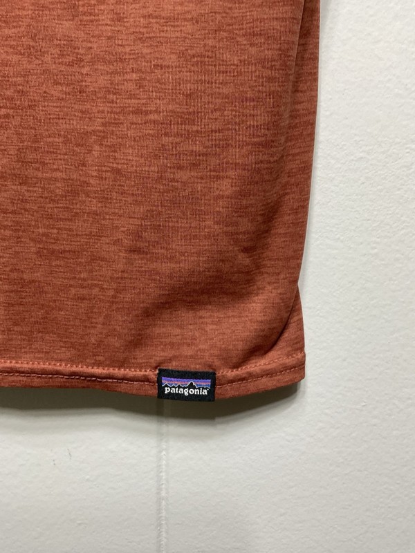 Patagonia Men's Rust Capilene Cool Daily Graphic Tree Trotter Shirt Small EUC gallery