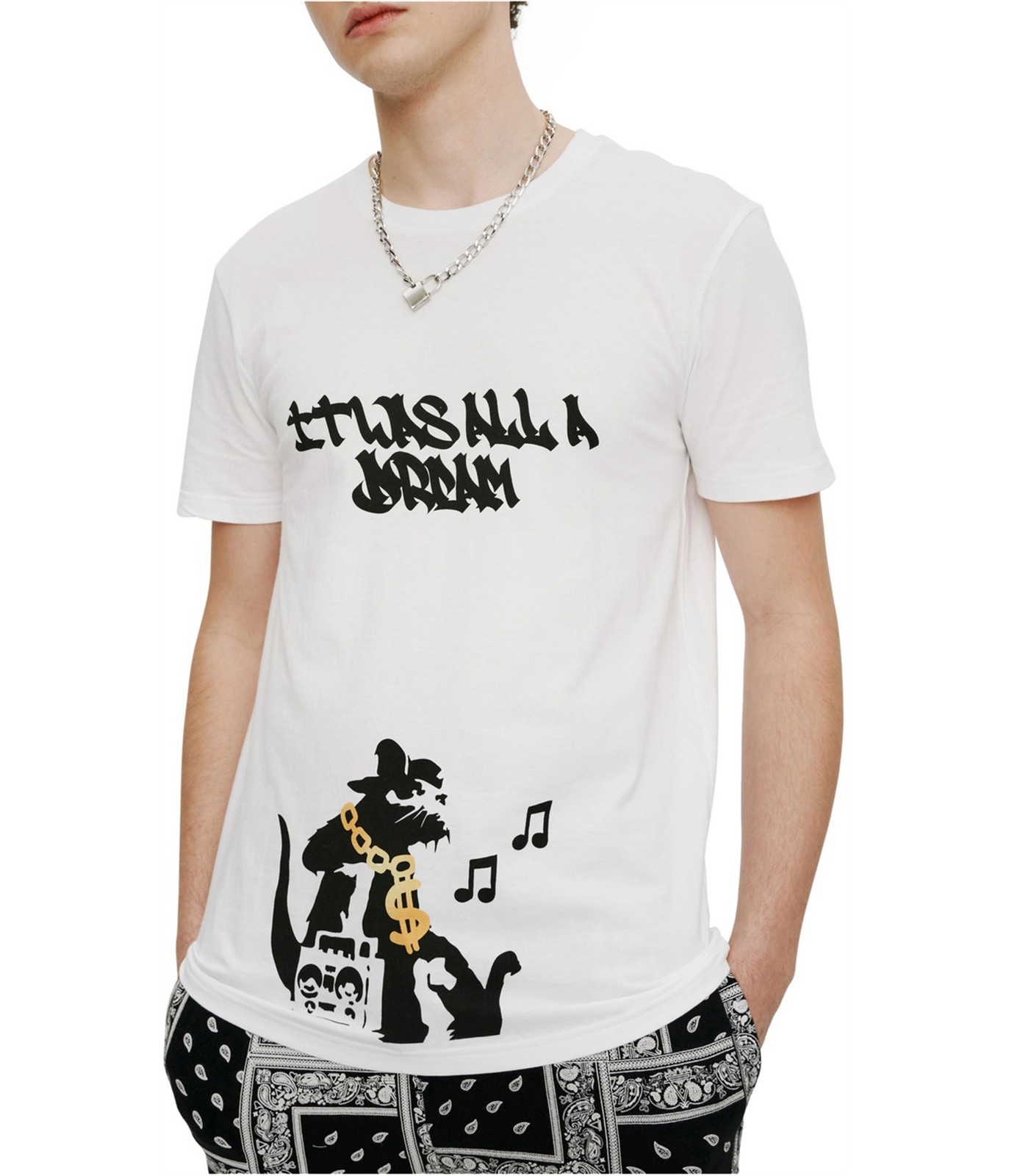 Elevenparis Mens It Was All A Joke Graphic T-Shirt gallery
