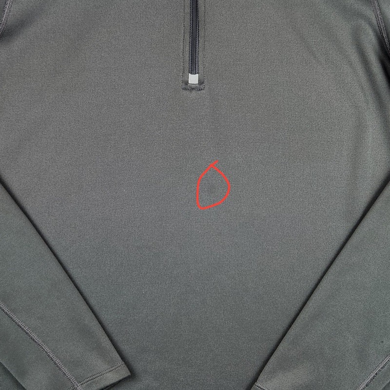 Nike Racer 1/4 Zip Running Shirt Mens Medium Gray Dri-FIT Long Sleeve Pullover gallery