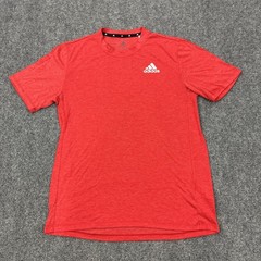 Adidas AEROREADY Shirt Mens Small Red Short Sleeve Athletic Tee Training GR0511