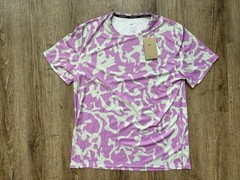 Nike Camo Print Running Shirt Purple Men’s Sz Medium FB7057-532