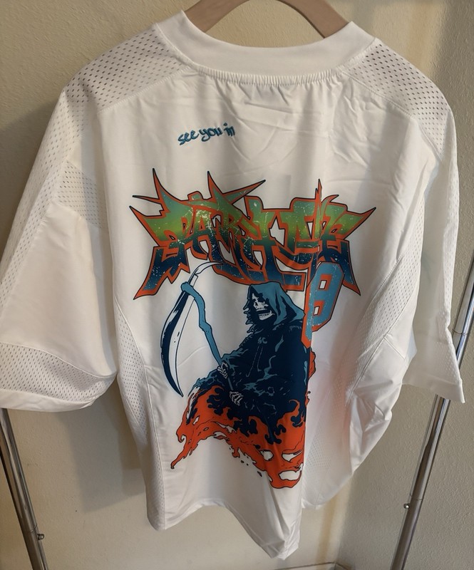 NWT Men’s Jordan Craig Street League Football Jersey (White) Size Medium gallery