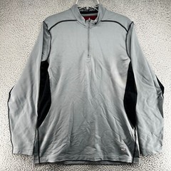 Nike Pro Combat Hyperwarm Dri-Fit Max Men’s Long Sleeve Size Large Fitted Gray