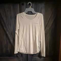 Brooks Womens White Lightweight Long Sleeve Crew Neck Activewear Running T-Shirt