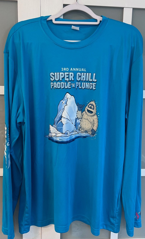 ALOHA 3rd Annual Super Chill Paddle DriFit Cooling Long Sleeve Shirt BLUE 2XL gallery