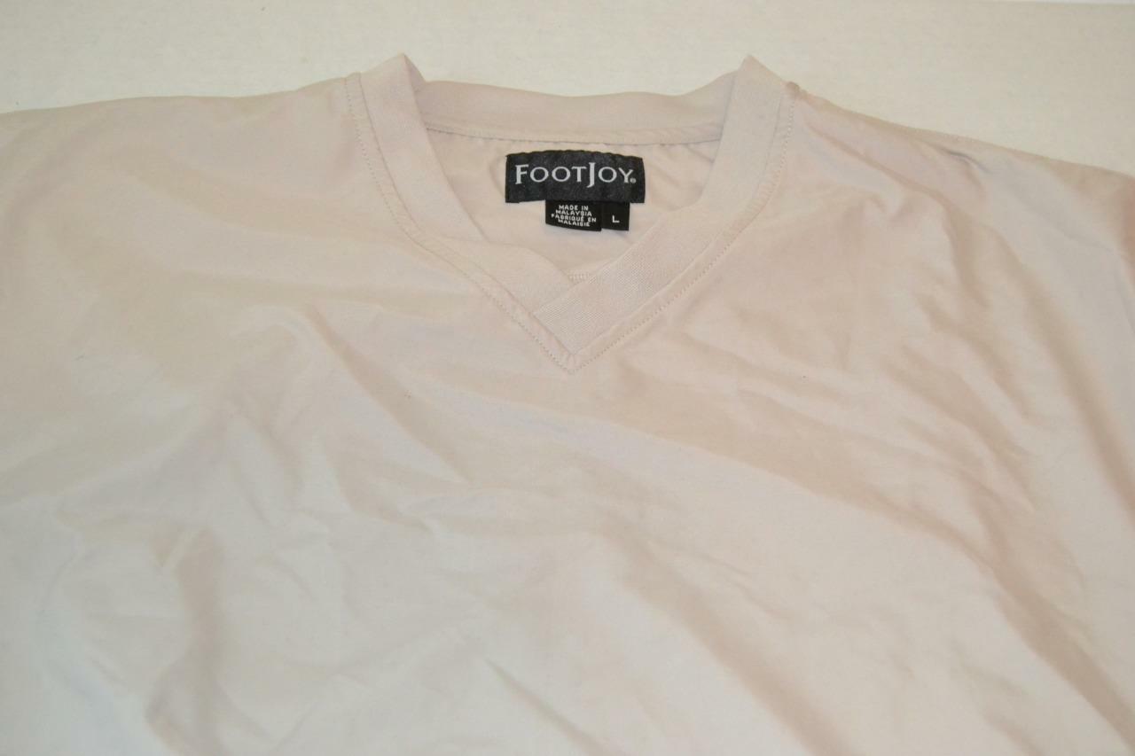 FOOTJOY FJ GOLF BEIGE TAN WIND PULLOVER SWEAT SHIRT MENS SIZE LARGE L gallery