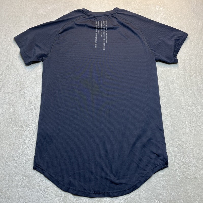 ASRV Silver-Lite Training T Shirt Performance Stretch DSG-0146 Gray Men’s Small gallery
