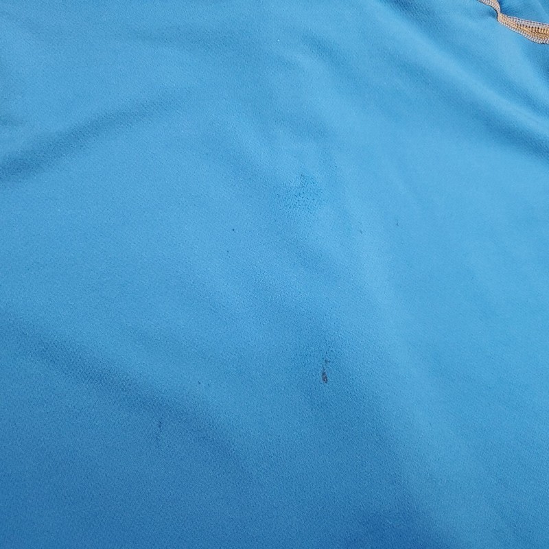 Eddie Bauer First Ascent Shirt Mens Medium Blue Freeheat Pro 1/2 Zip Pullover gallery