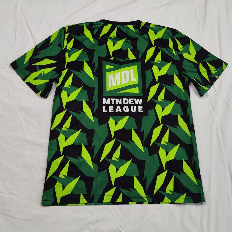 Official MDL MTN DEW League (CS:GO) Esports Jersey - Green / Black - Size Small gallery