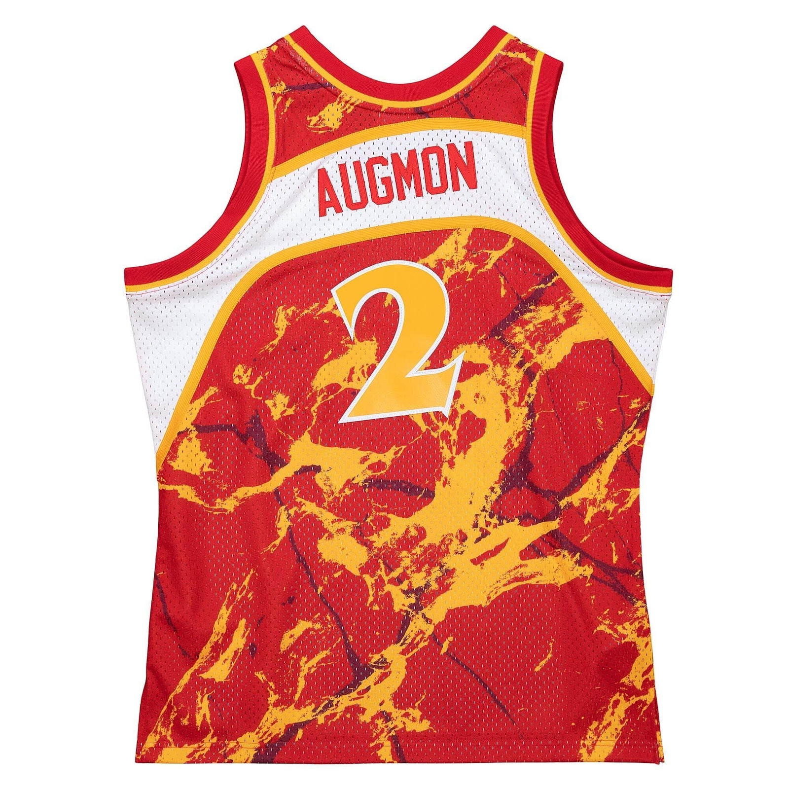 MITCHELL & NESS NBA TEAM MARBLE SWINGMAN JERSEY ATLANTA HAWKS 1991 STACEY AUGMON gallery