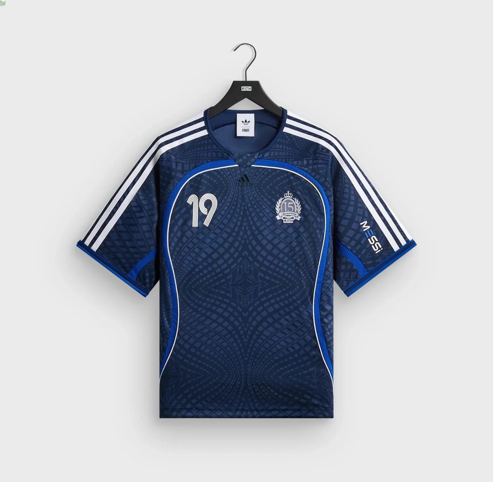 KITH & Messi For Adidas Football Jersey Brand New Size M Navy Order Confirmed