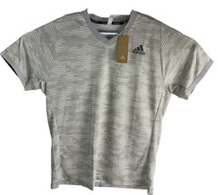 Adidas PrimeBlue x Parley Tennis T-Shirt Grey Two Men’s Size XL FK0811