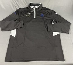 Puma Golf Pullover Outing Chest Logo 1/4 Zip Large Black Polyester NWT MSRP $65