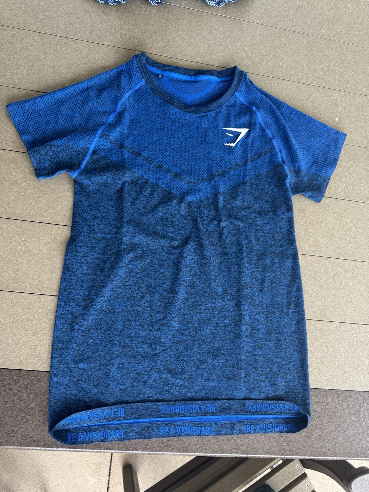Gymshark Seamless Og Blue Raised Rubber Logo (Be A Visionary) Small gallery