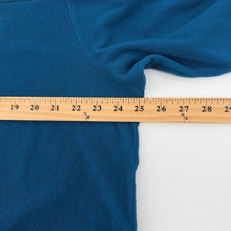Mountain Hardwear Fleece Pullover Mens XL Teal Blue Quarter-Zip Sherpa Layer gallery