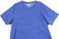 RBX X Train Performance Shirt Men XXL Blue Athletic Short Sleeve X-Dri Polyester