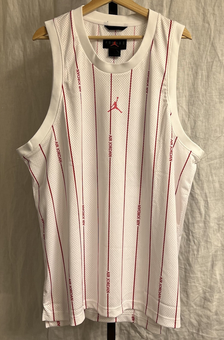 Nike Jordan Essential Printed Jersey White/Red - RDM1380-100 - Men's Size XL gallery