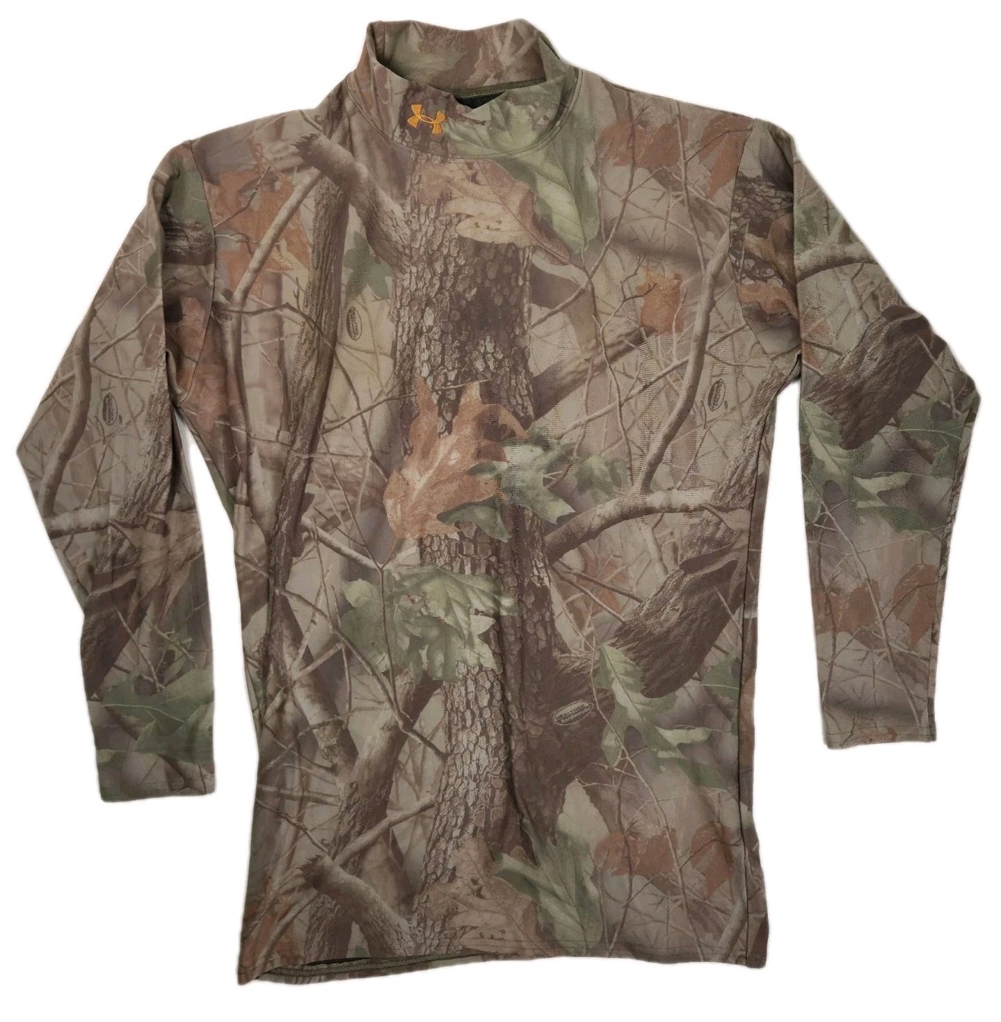 Under Armour Shirt Realtree Camo Scent Control Compression Coldgear Mens 2XL gallery