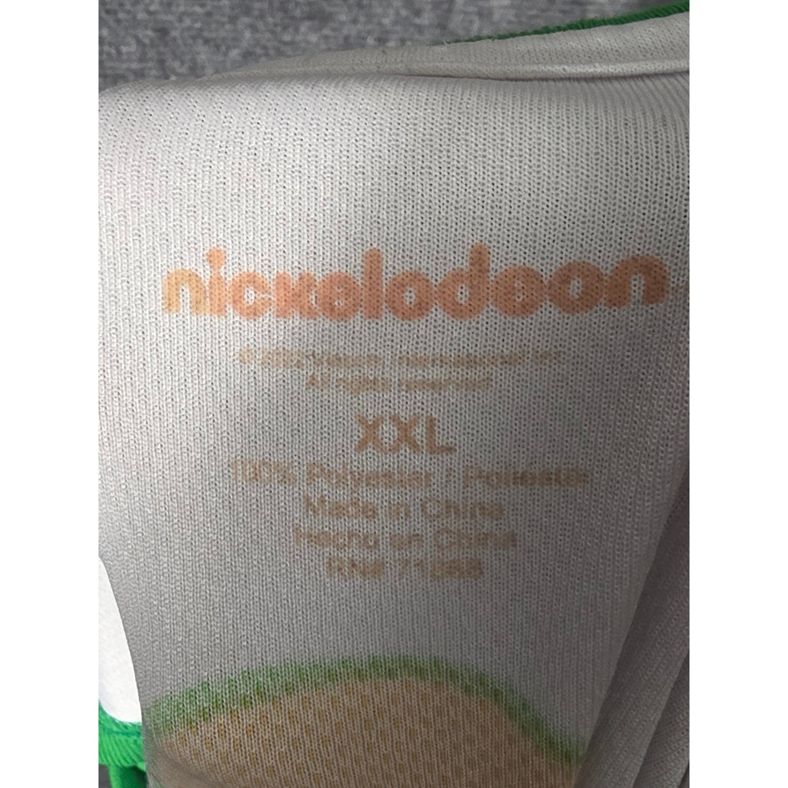 Nickelodeon Rugrats Basketball Jersey Mens XXL White Green Tommy Chuckie 91 Mesh gallery