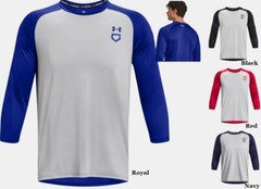 Under Armour Utilty 3/4 Sleeve Baseball Style Shirt 1379950