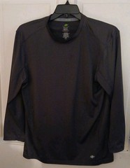 Nordic Track Men’s Gray 3/4 Sleeve Compression Shirt Sz M NT DRI