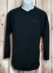 Men’s Tesla Long Sleeve Compression Base Layer Shirt Size XL Black MUD11-KLB