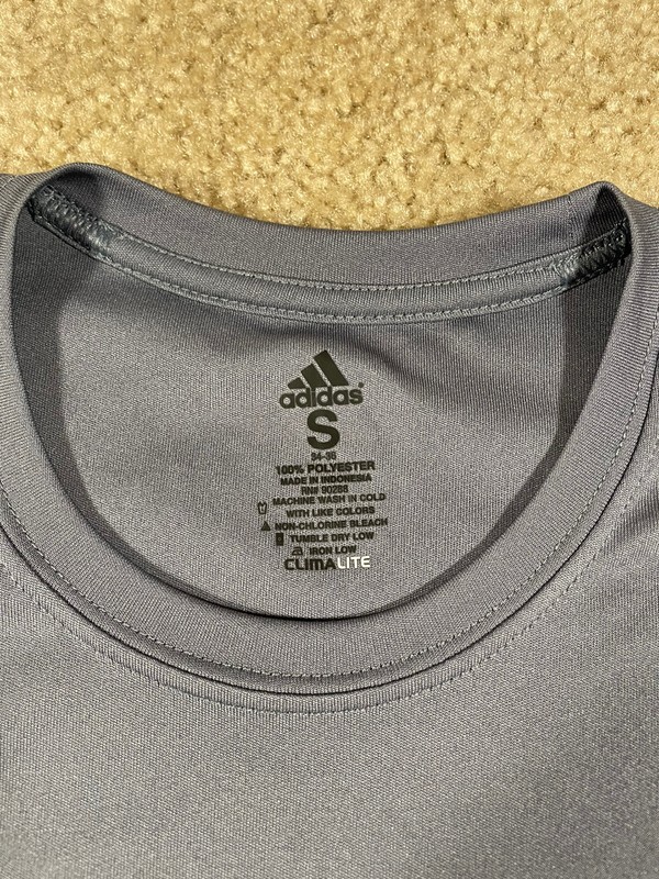 Adidas Sleeveless Shirt Climalite Flex 360 Size Men’s S 34-36 Orange Gray gallery