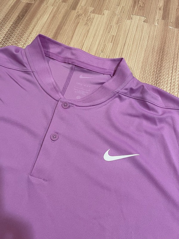 NEW Nike Men's Dri-FIT Blade Collar Tennis Golf Polo DH0838-532 MSRP:$55 gallery