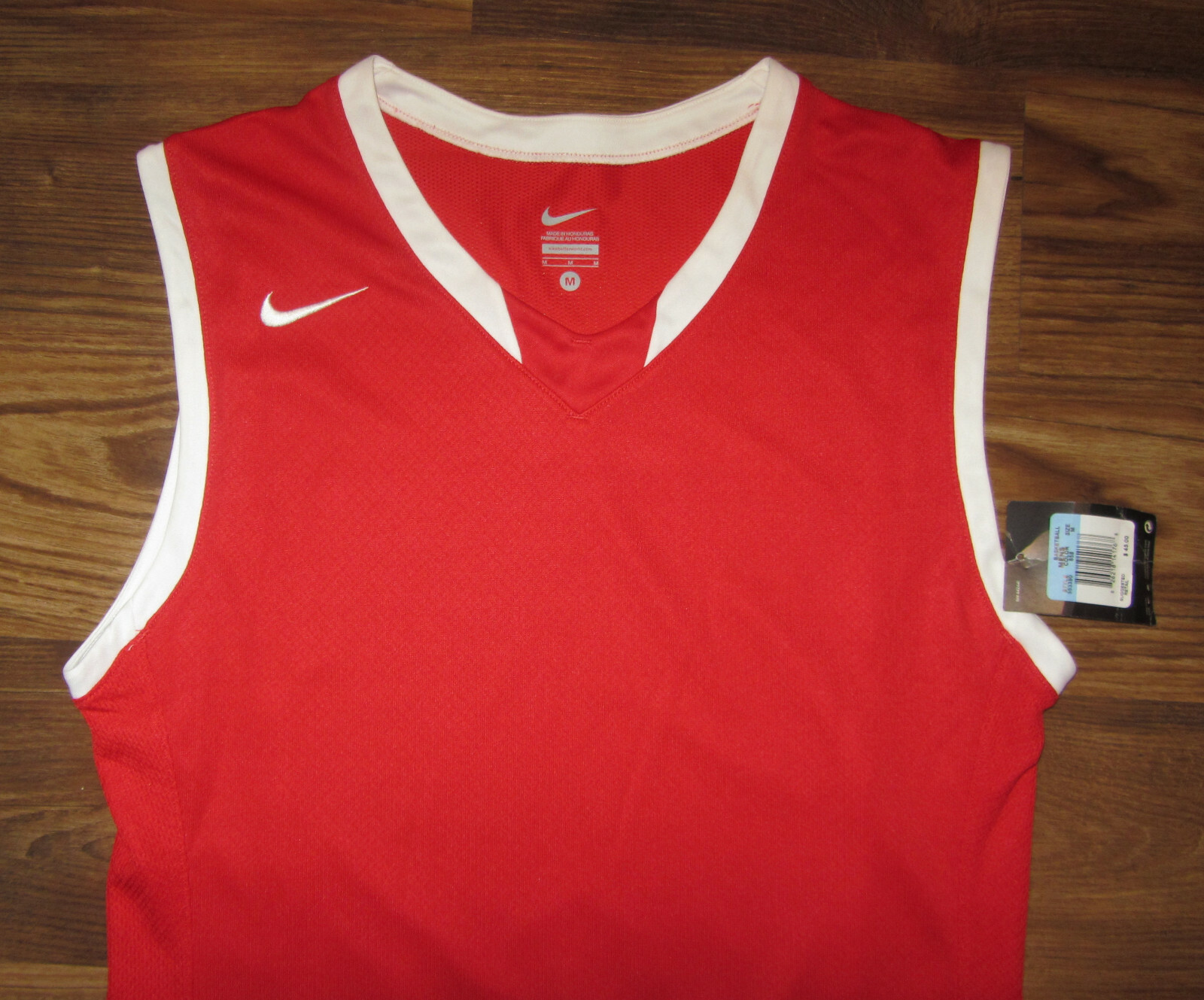 Nike Basketball Men Sleeveless T-shirt, Polyester, Red, Size XL, New, Reg $45 gallery