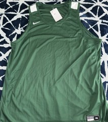 Nike Dri-FIT Overtime Basketball Jersey Green White DN6594-342 Men’s Sz 3XL NWT